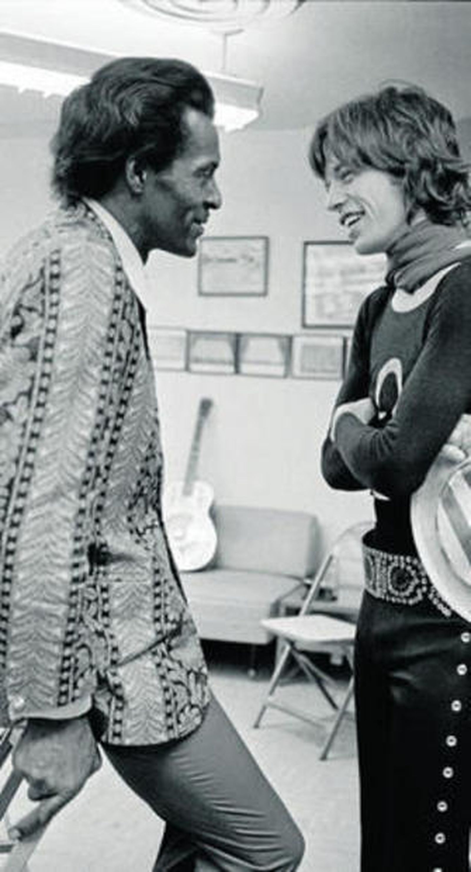 Chuck Berry y Mick Jagger, dos de los protagonistas de 'Soundbreaking'.