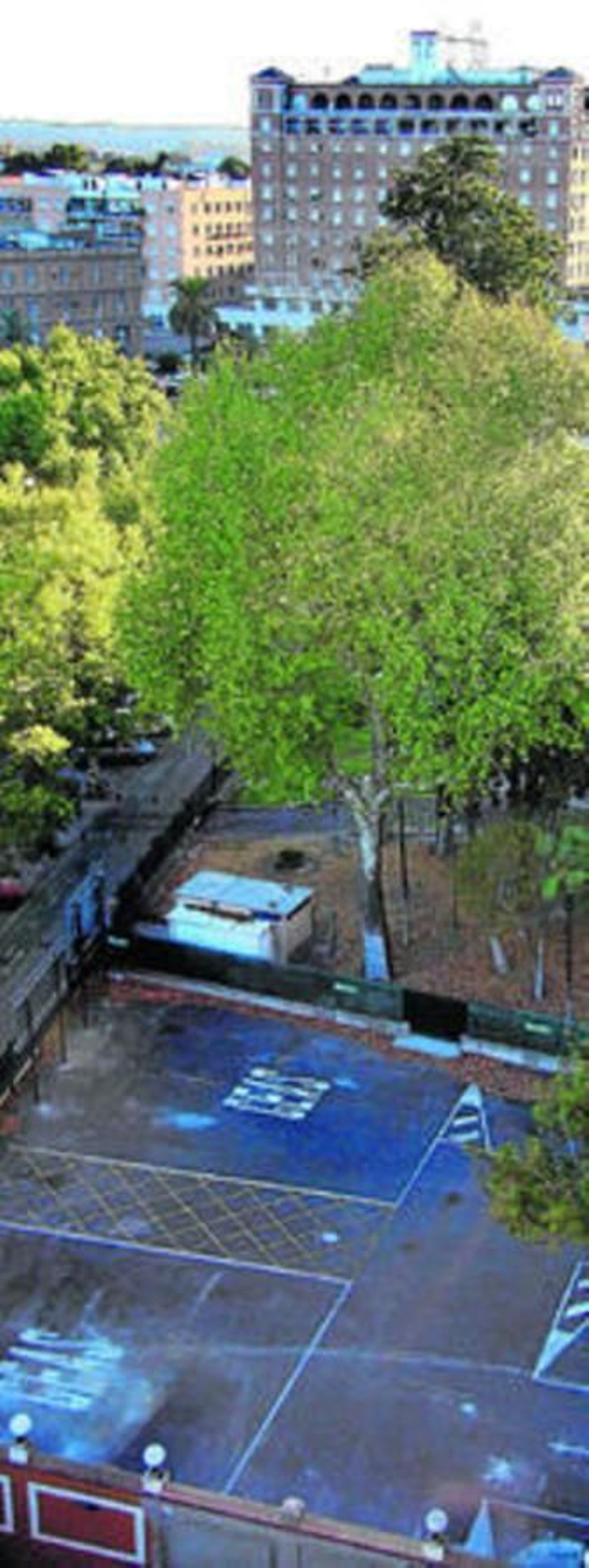 Vista aérea del solar de Eritaña.