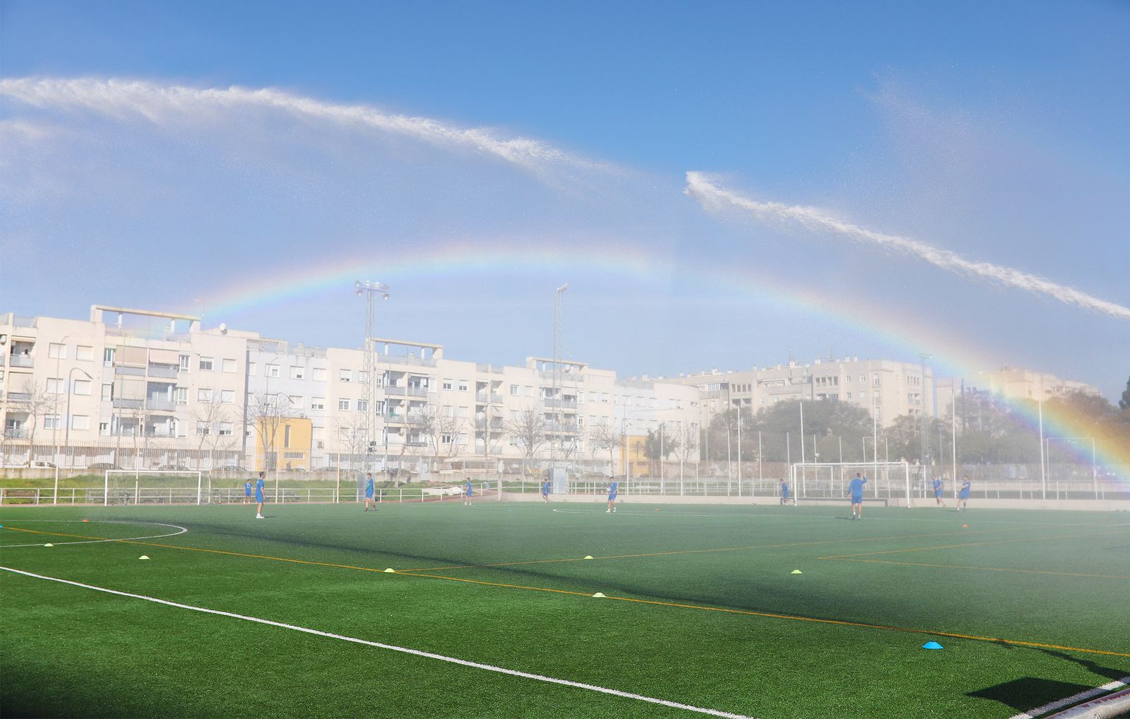 Entrenamiento del Xerez DFC en La Granja