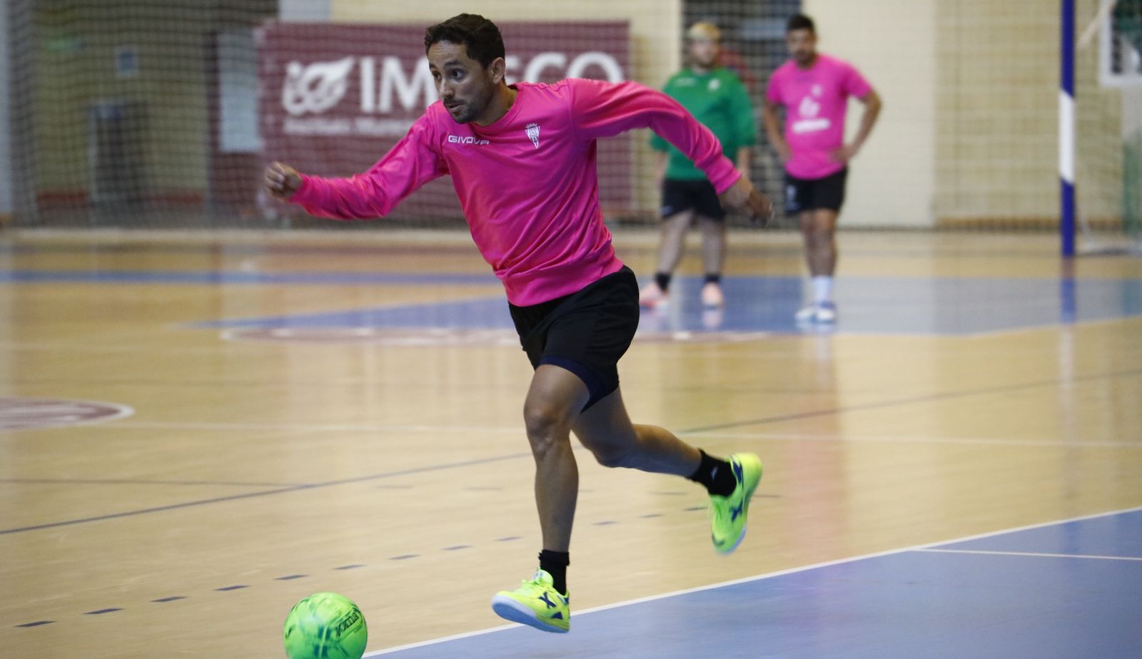 Caio César, durante un entrenamiento de la pasada temporada.