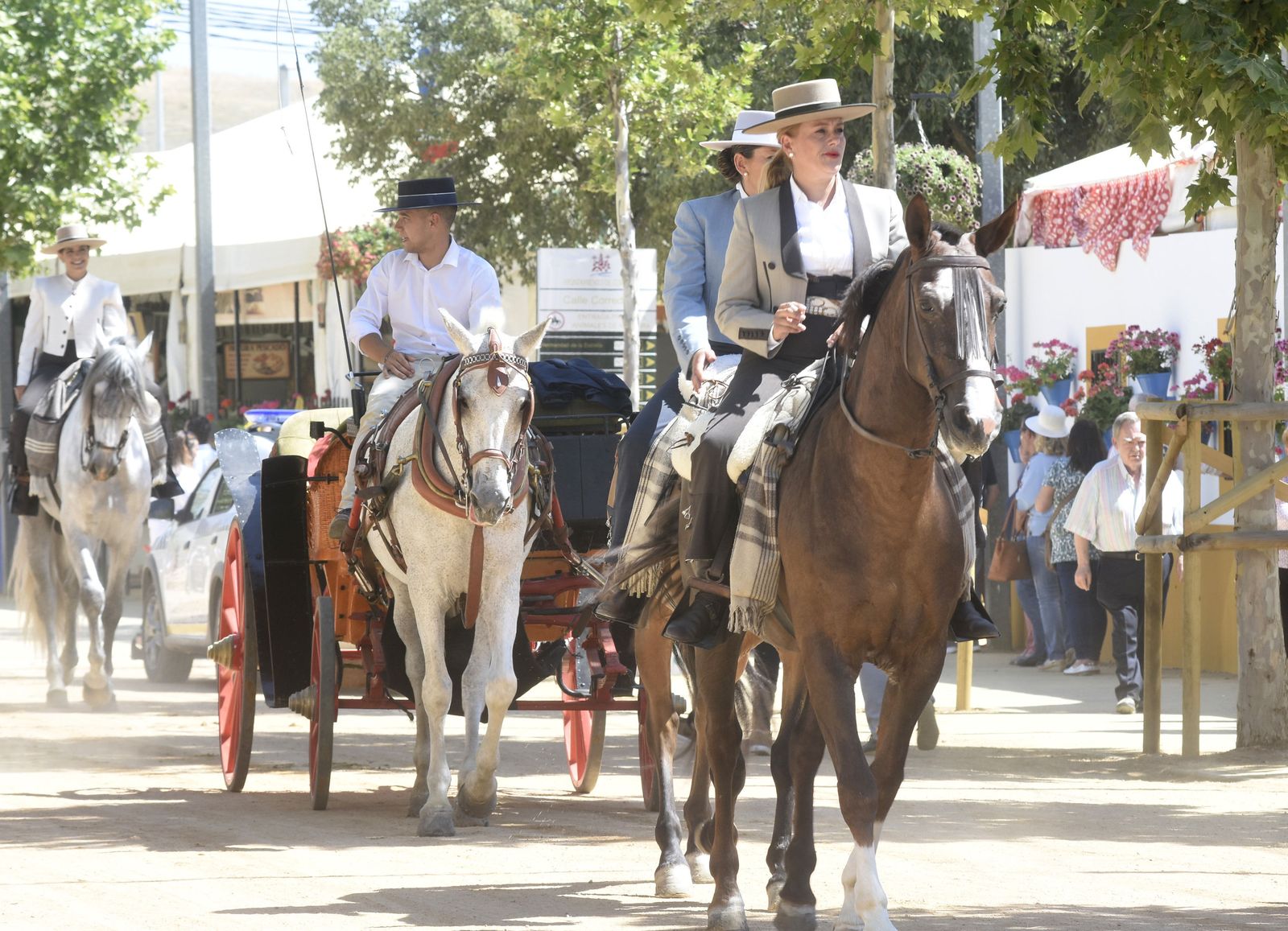 Ambiente de la última Feria de Córdoba, en el año 2019.