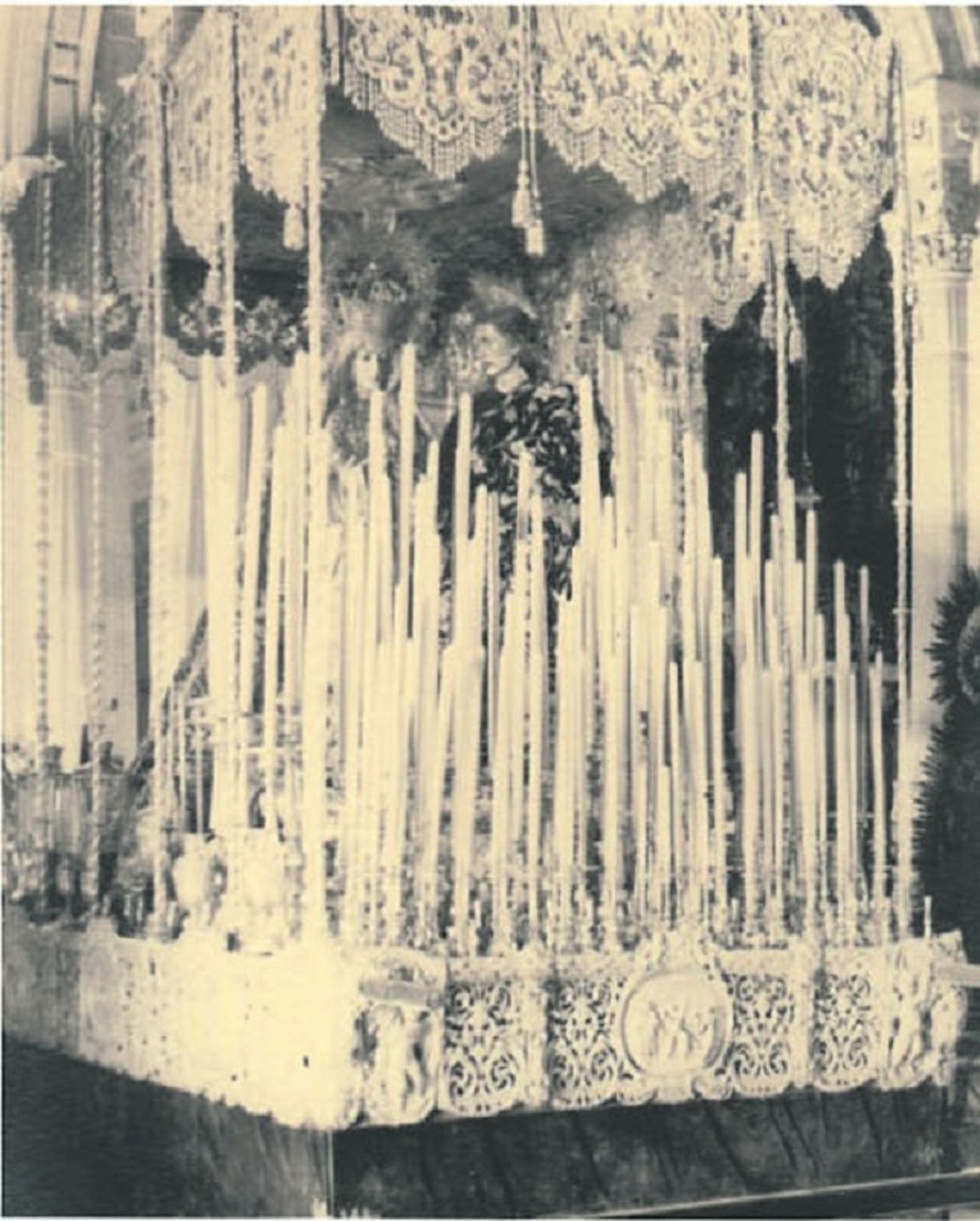 La Virgen del Dulce Nombre en el Salvador en 1929.