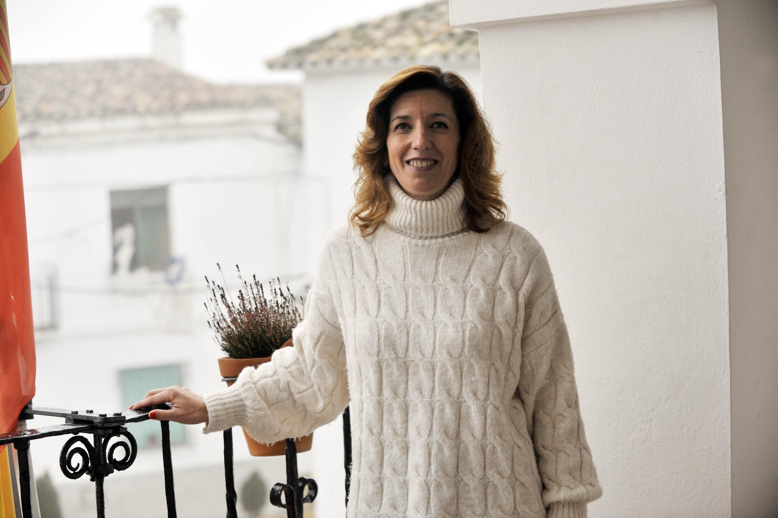 La alcaldesa de Benaocaz, Ana Belén García.