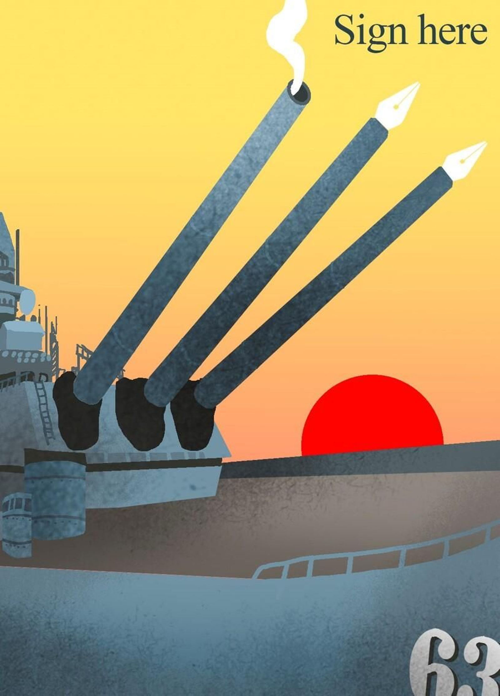 La historia a bordo del ‘Missouri’