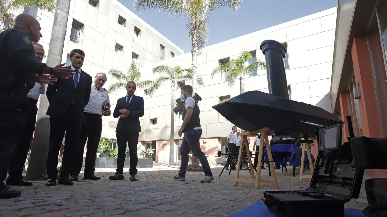 Fotos de los 'narcodrones' incautados por la Policía Nacional en Algeciras Fotos de los 'narcodrones' incautados por la Policía Nacional en Algeciras