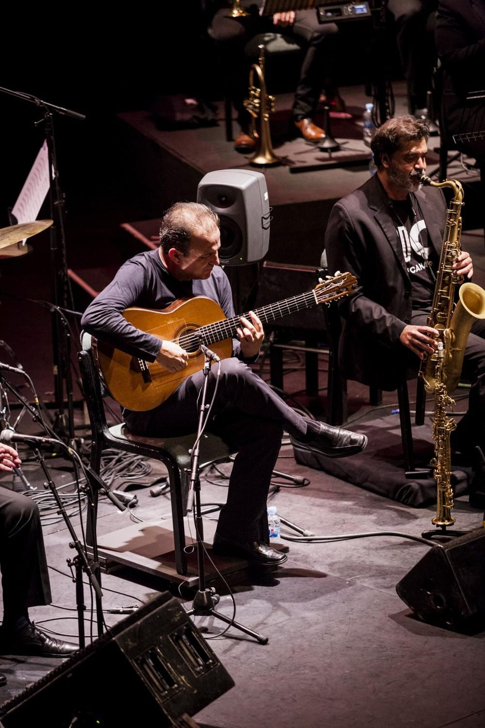 Gerardo Núñez, junto a Kike Perdomo, pieza importante en el disco.