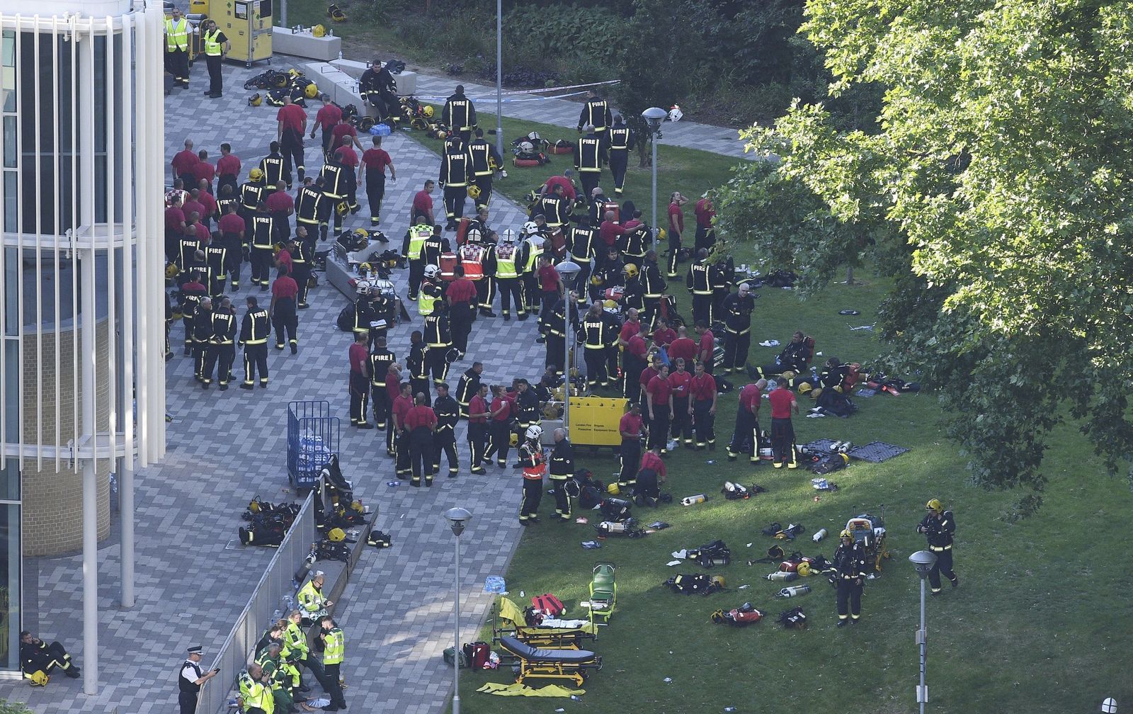 El espectacular incendio de Londres, en imágenes