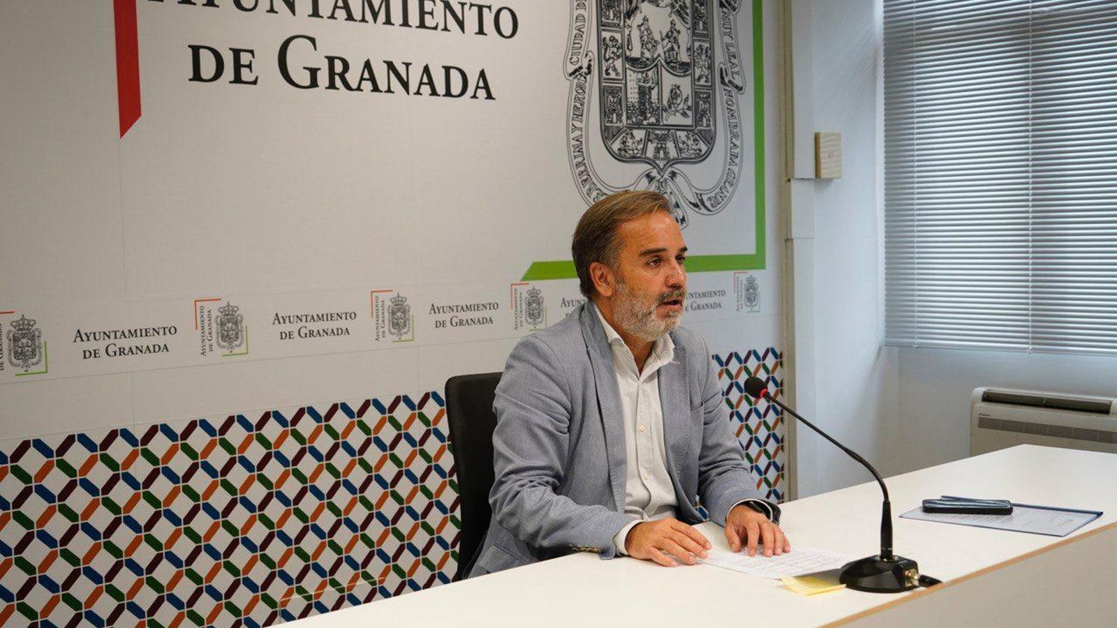 Jacobo Calvo, en rueda de prensa.