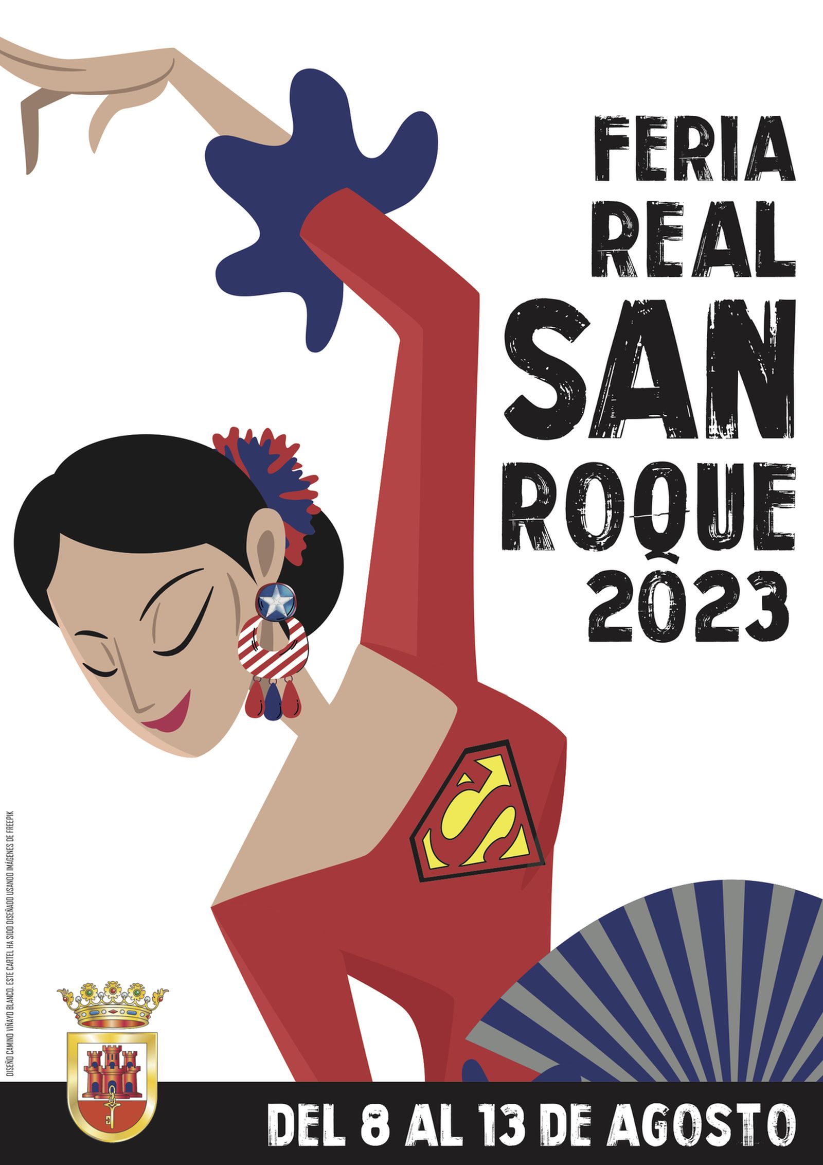 El cartel de la Feria de San Roque.