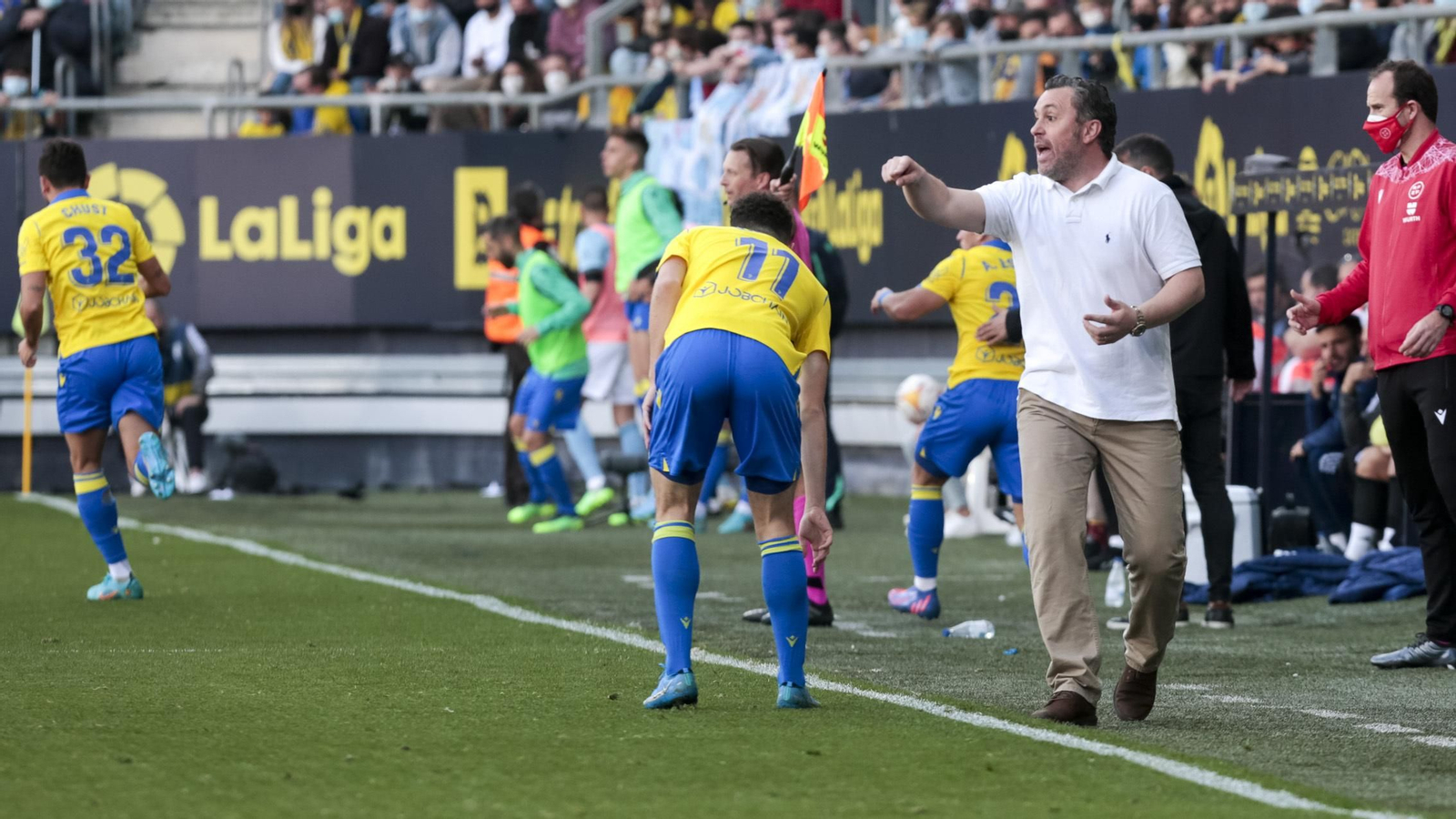 Las imágenes del partido entre el Cádiz y el Celta
