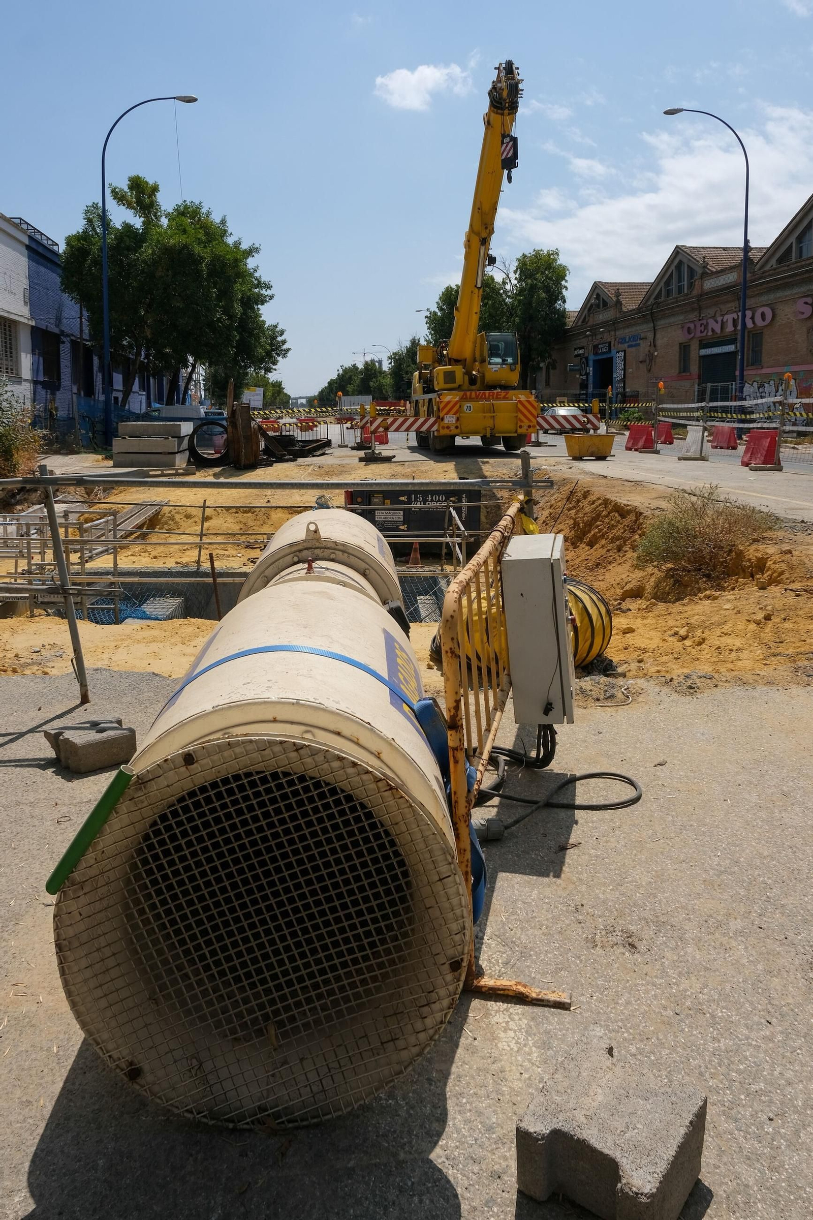Estos son los cortes de tráfico por las obras de la avenida de las Razas