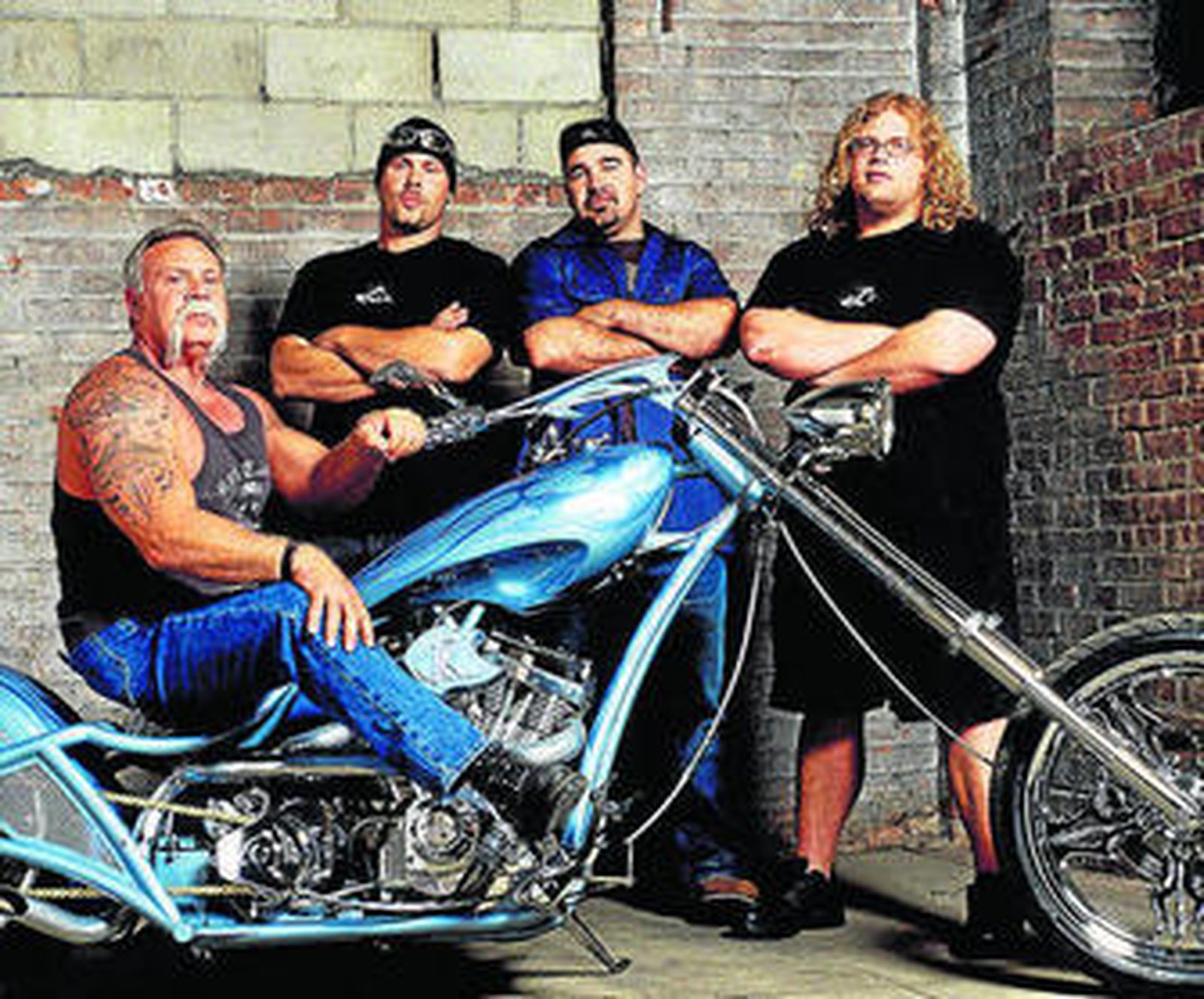 Los protagonistas de 'American Chopper', serie de Discovery.