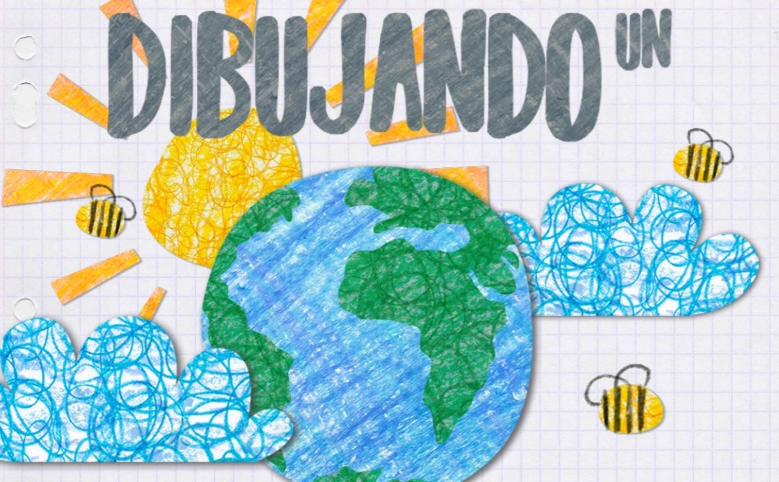 Cartel del concurso de dibujo sobre el cambio climático.