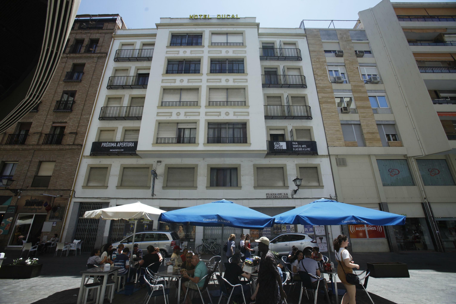 El hotel Ducal, ahora sin actividad