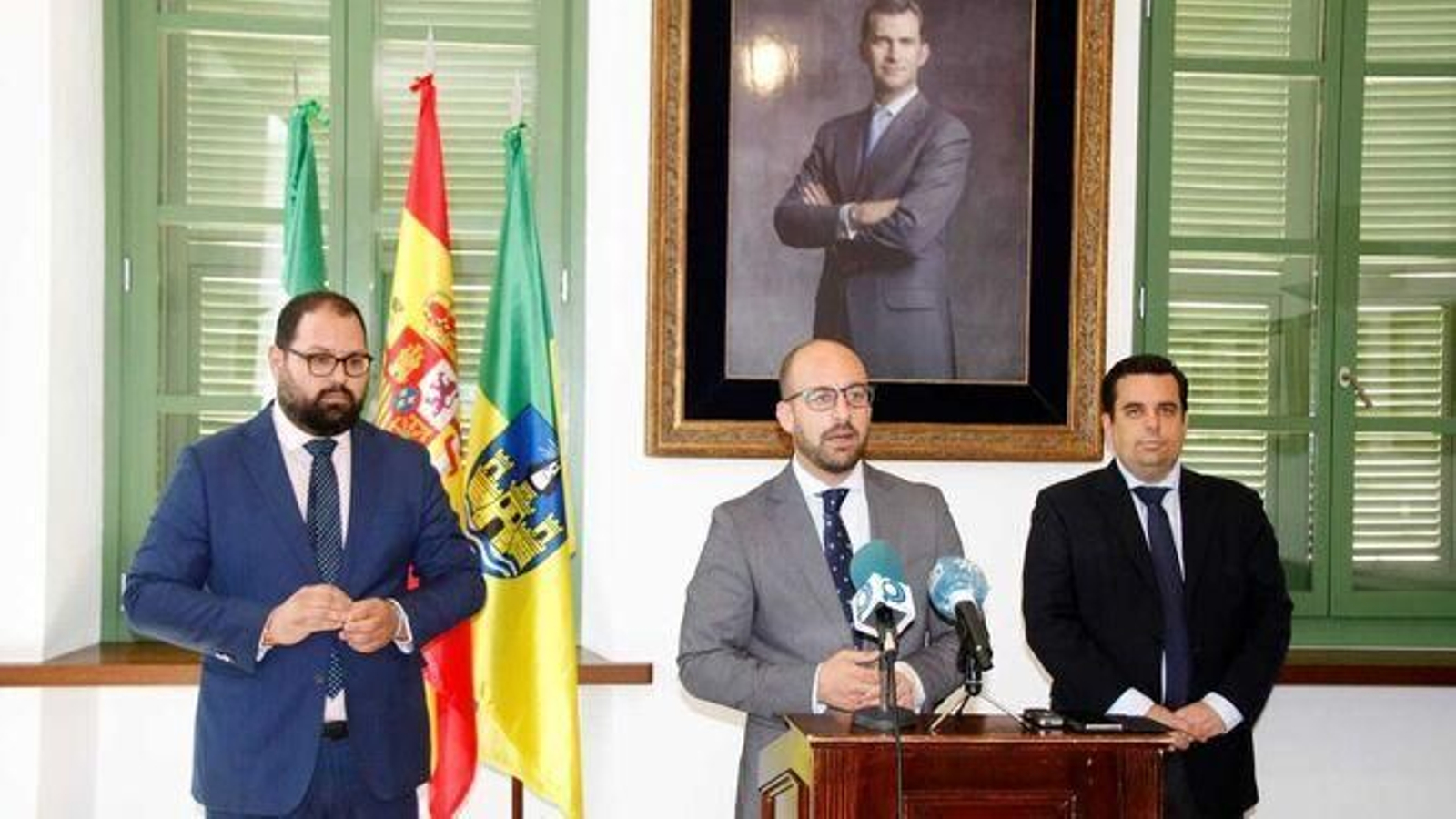 Una imagen de la rueda de prensa de presentación de los presupuestos 2020, a principios de julio.