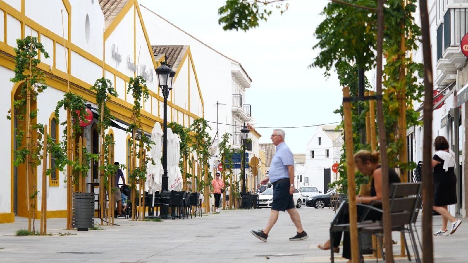 Imagen actual de la calle Arroyuelo, incluida en esta área y tras la reforma realizada recientemente.