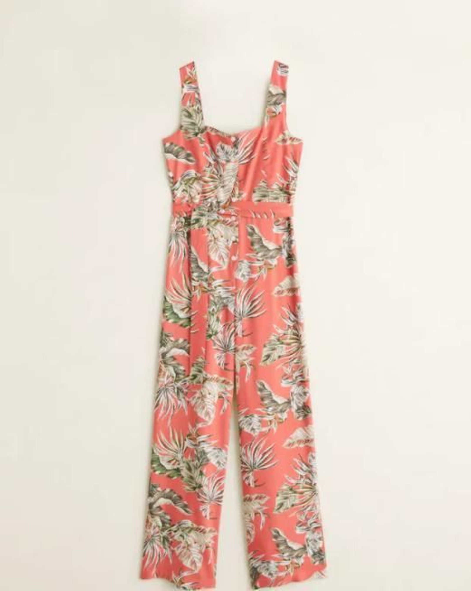 Mono con estampado de flores tropicales de Mango outlet.