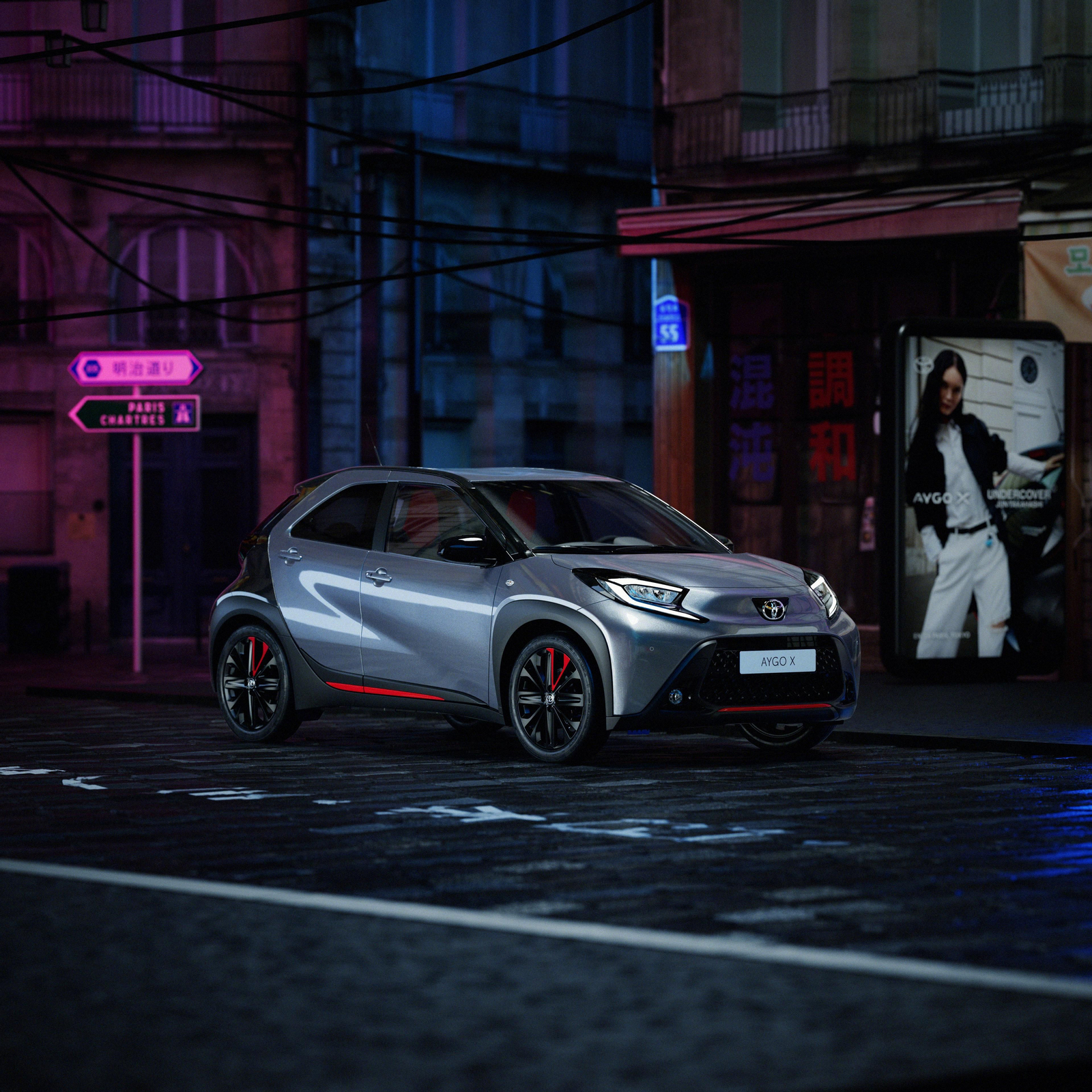 Toyota lanza una versión especial del Aygo X Cross con la firma Undercover