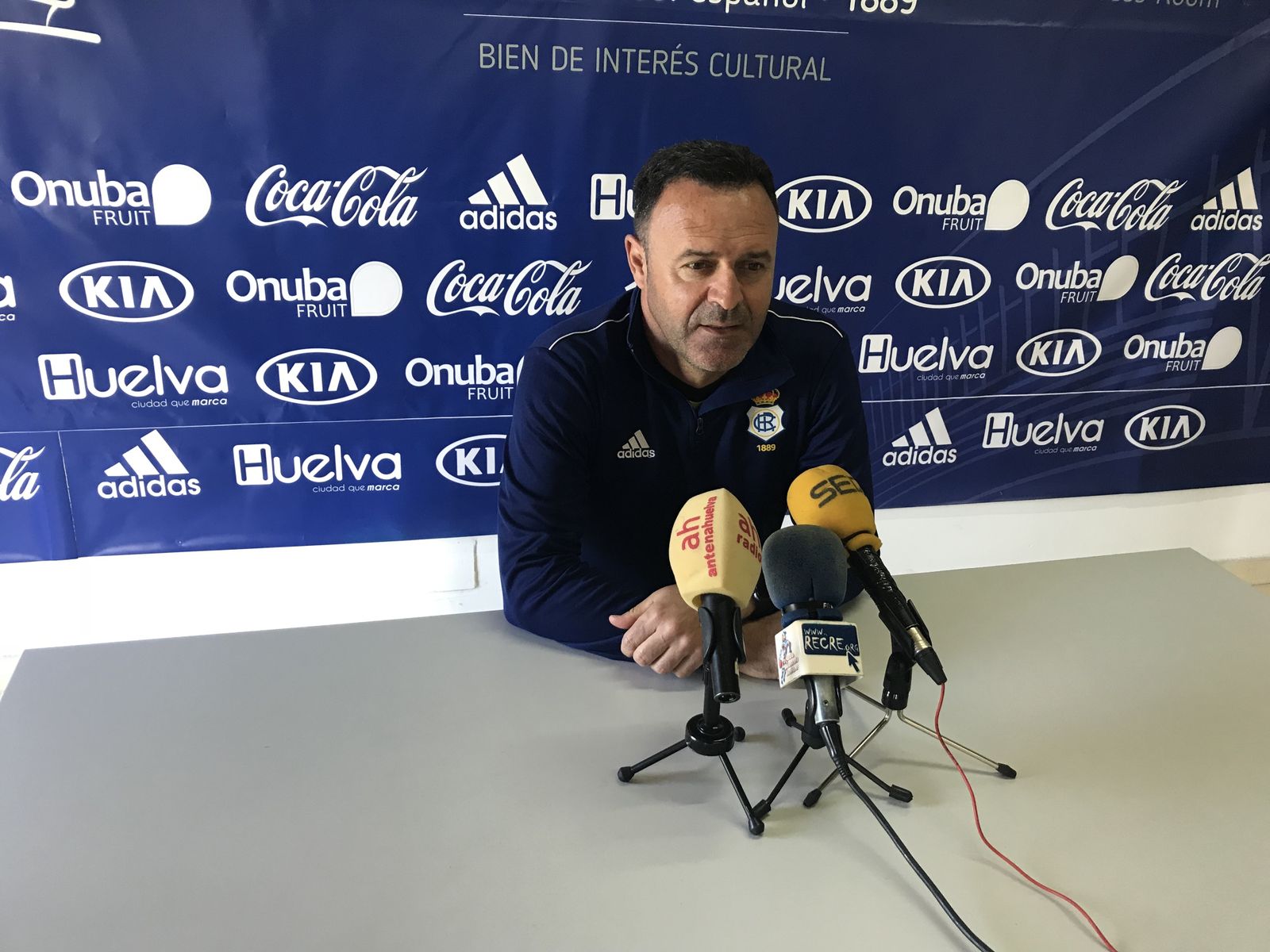 José María Salmerón, durante la comparecencia de prensa de esta mañana.