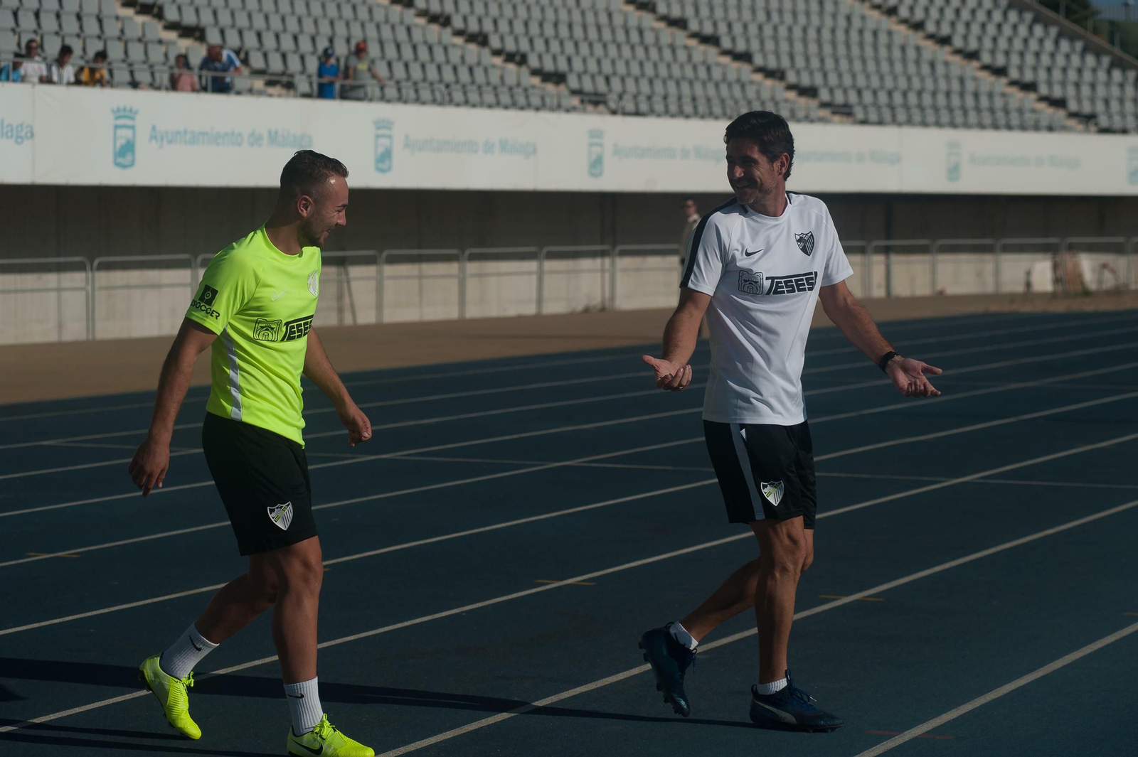 Las fotos del entrenamiento del Málaga CF a puerta abierta Las fotos del entrenamiento del Málaga CF a puerta abierta