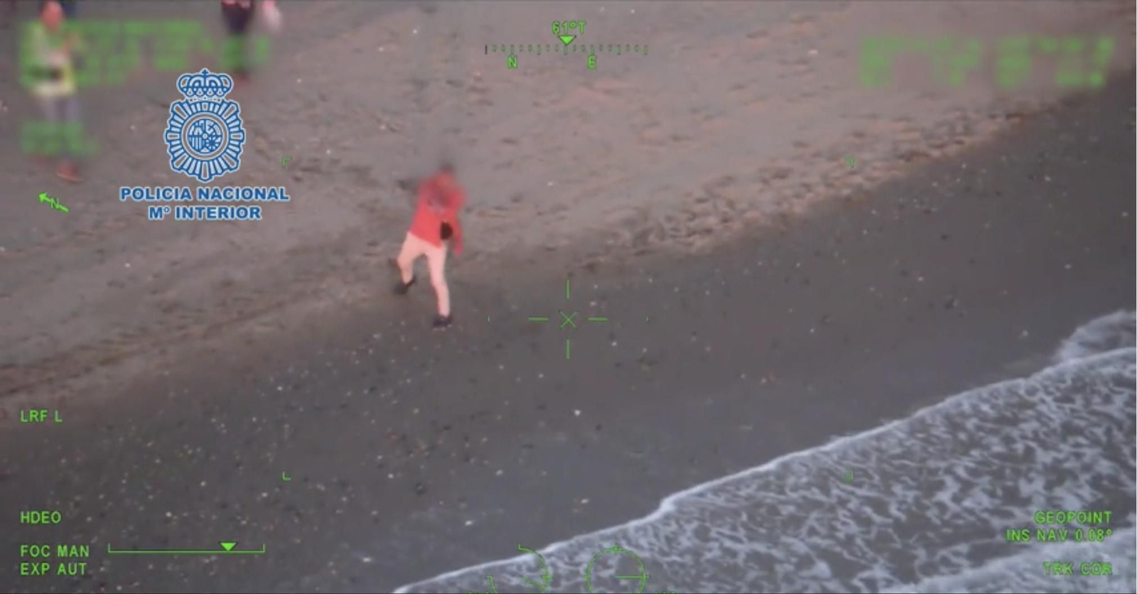 Captura del vídeo de la reconstrucción de los hechos