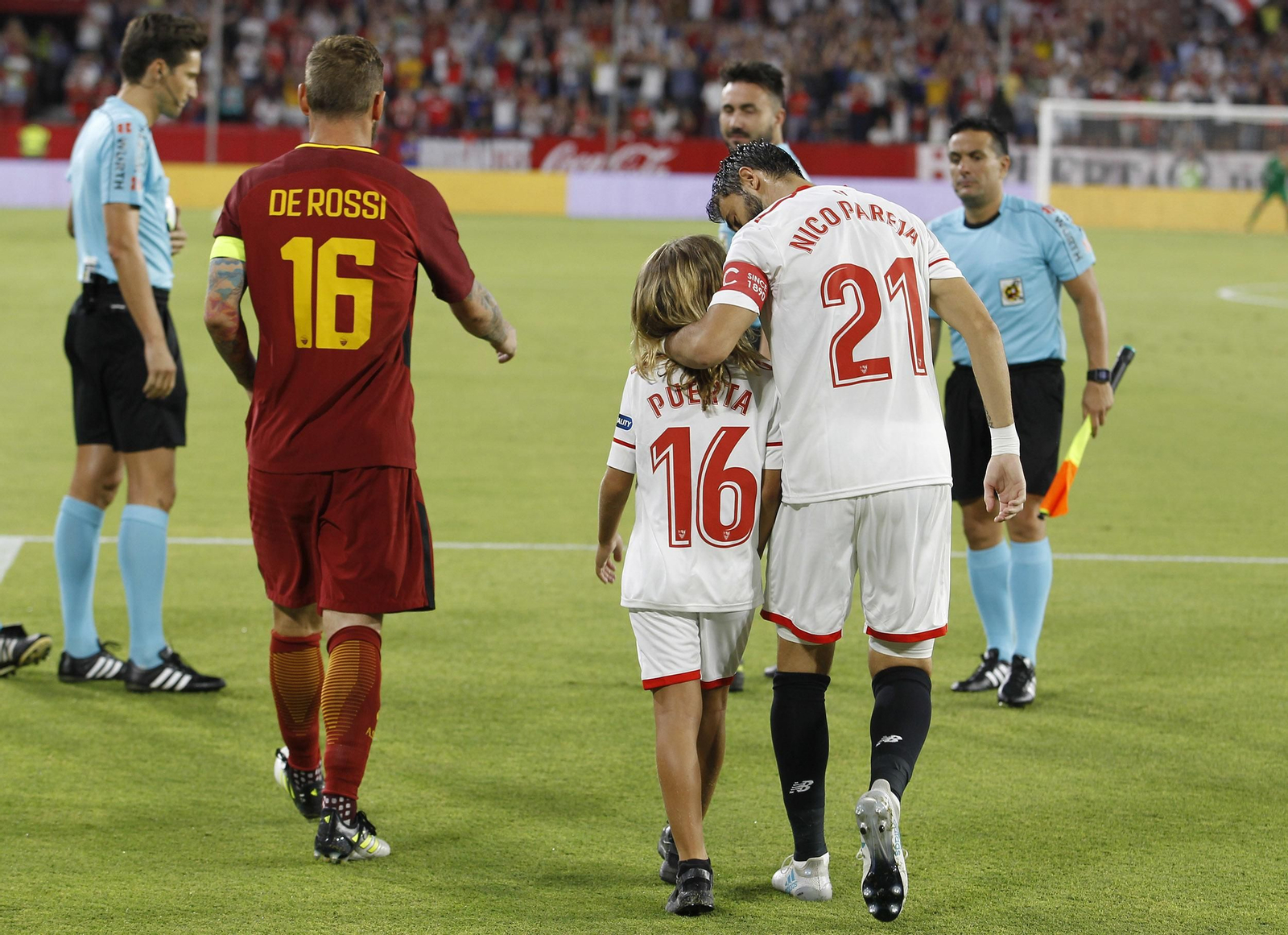 Las imágenes del Sevilla-Roma del IX Trofeo Antonio Puerta