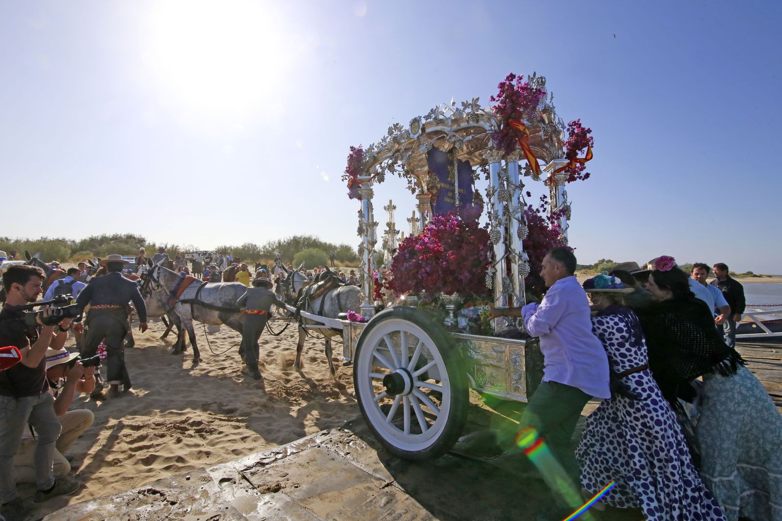 Primer día de camino de la hermandad de Jerez