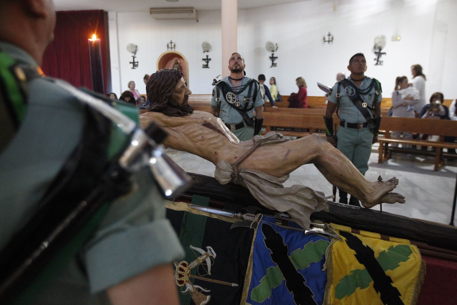 Custodia del Cristo de la Buena Muerte de La Legión. Semana Santa 2019. El Parador