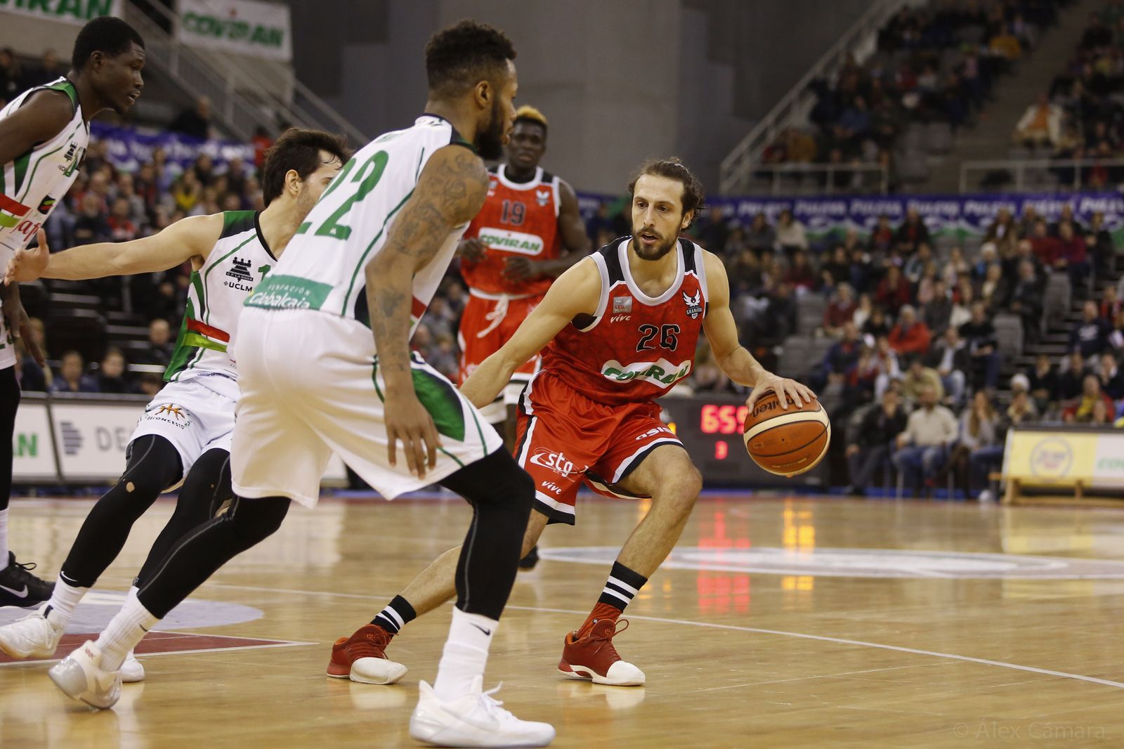De Cobos en un partido del Covirán la pasada temporada.