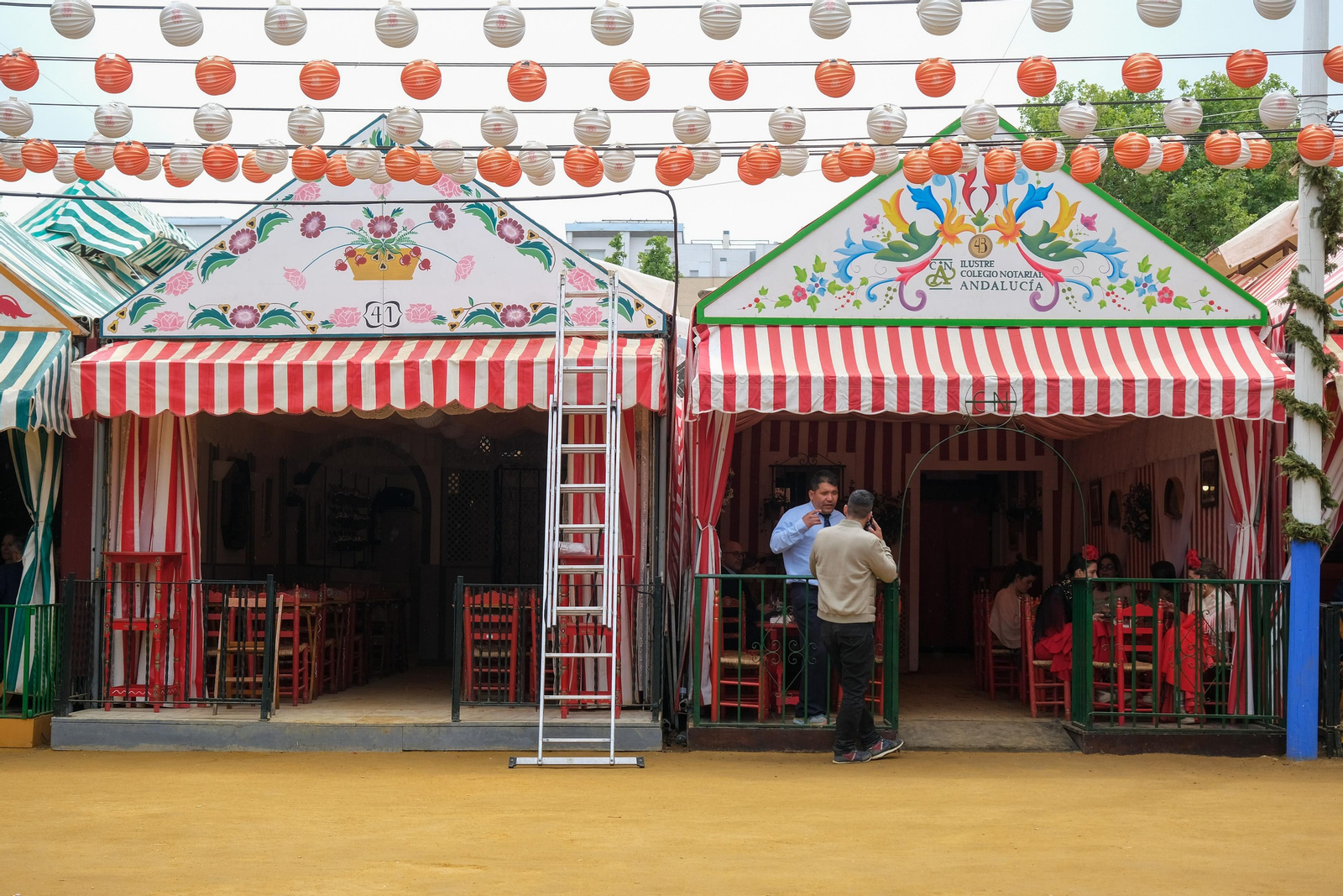 Ambiente un sábado de feria