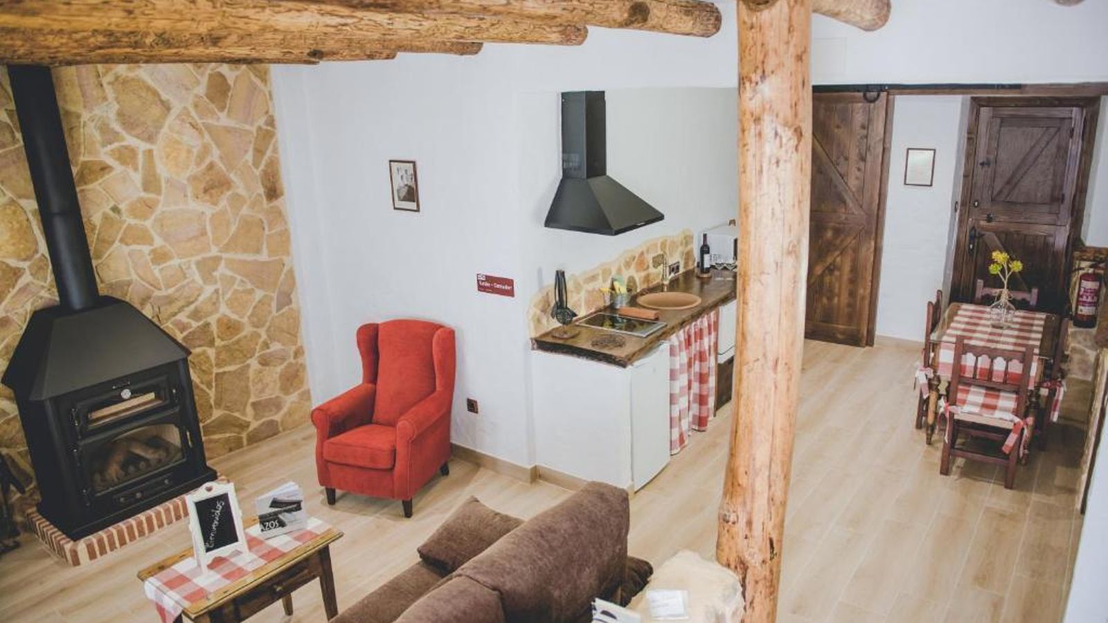 Interior de la casa.