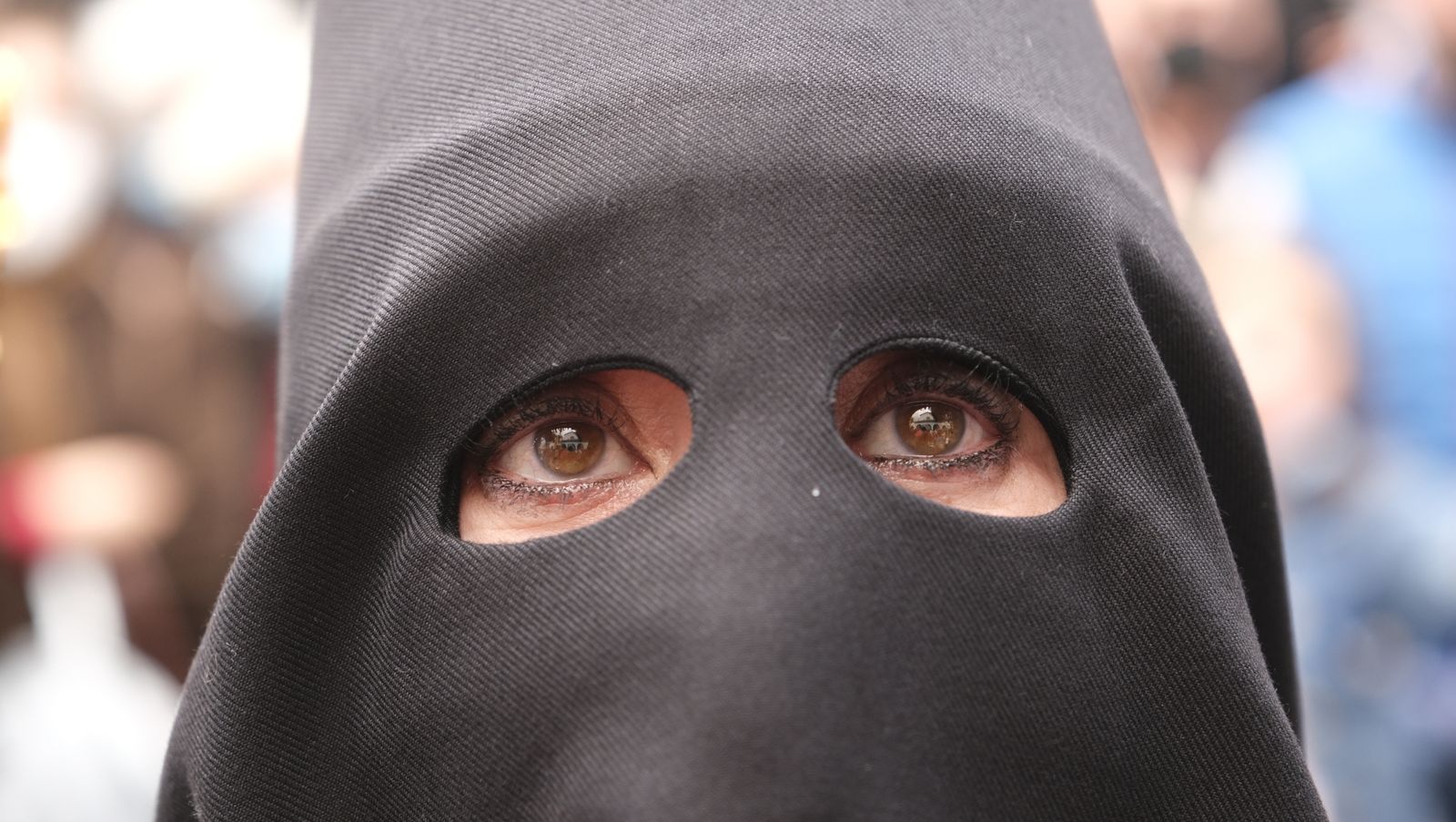 Procesión del Encuentro en Almería, en imágenes.
