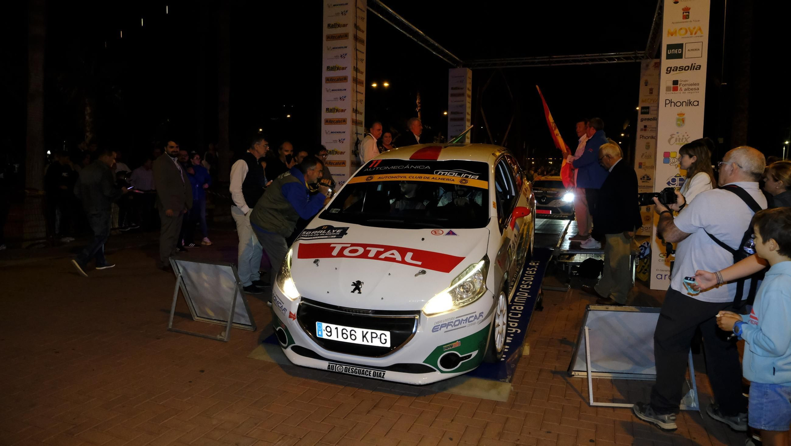La salida de la 50 edición del Rallye Costa de Almería, en imágenes