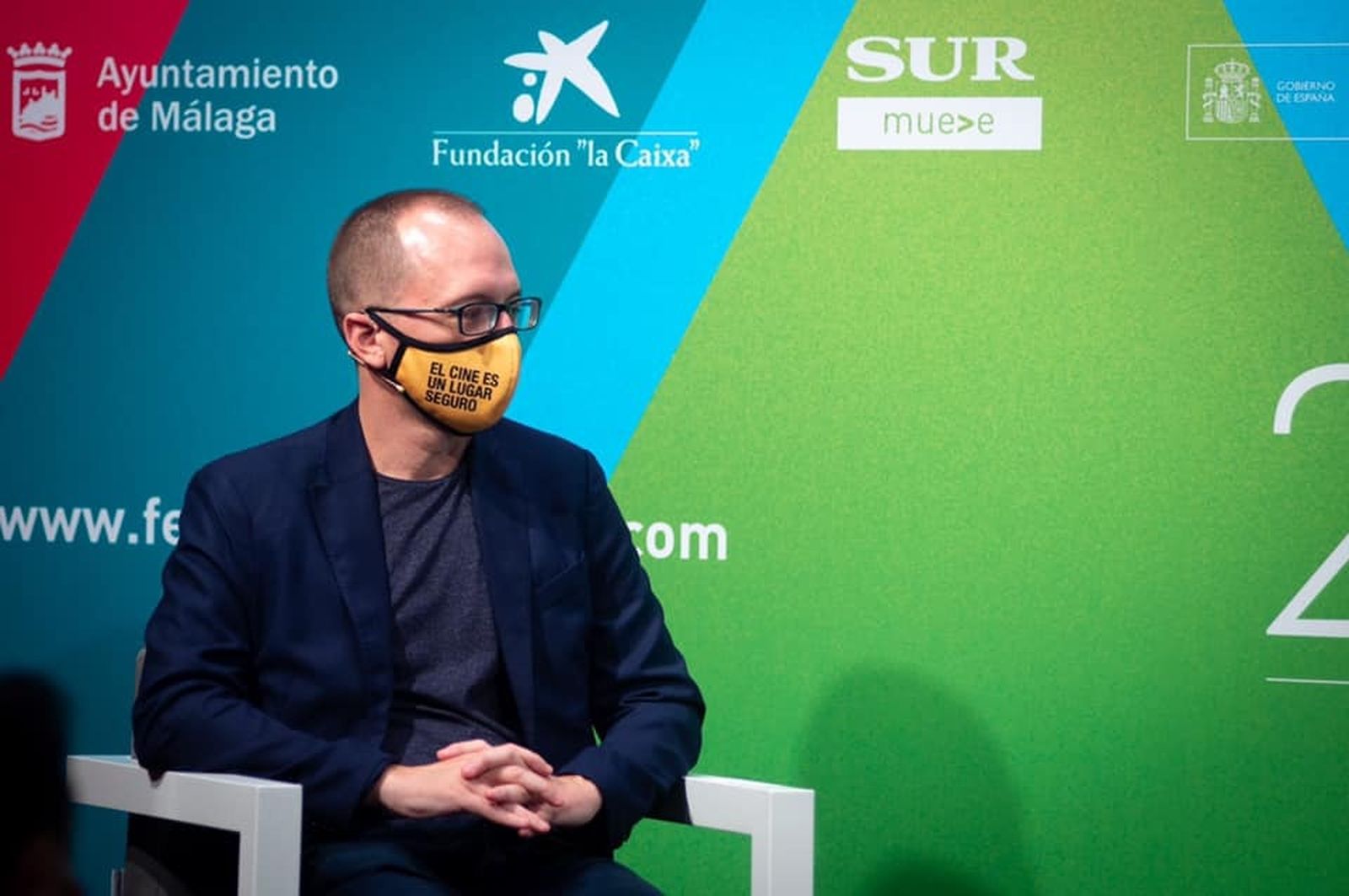 EL director del Festival Iberoamericano de Huelva durante la presentación.