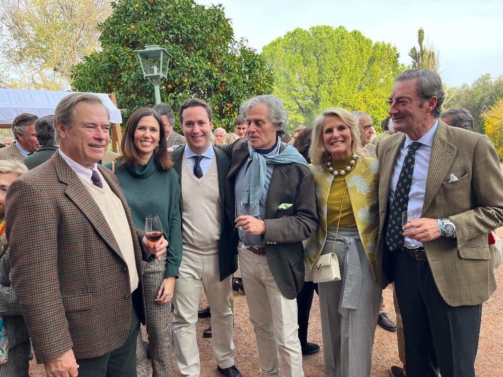 Reunión de la familia  Domecq por Navidad