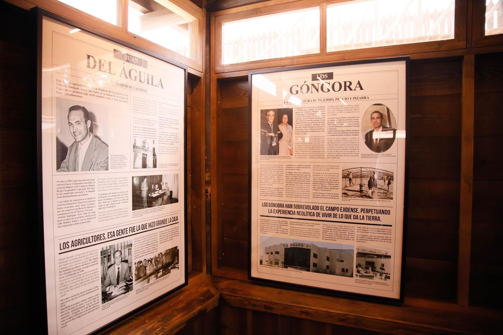 Imágenes del museo a los grandes empresarios y familias históricas de Almería