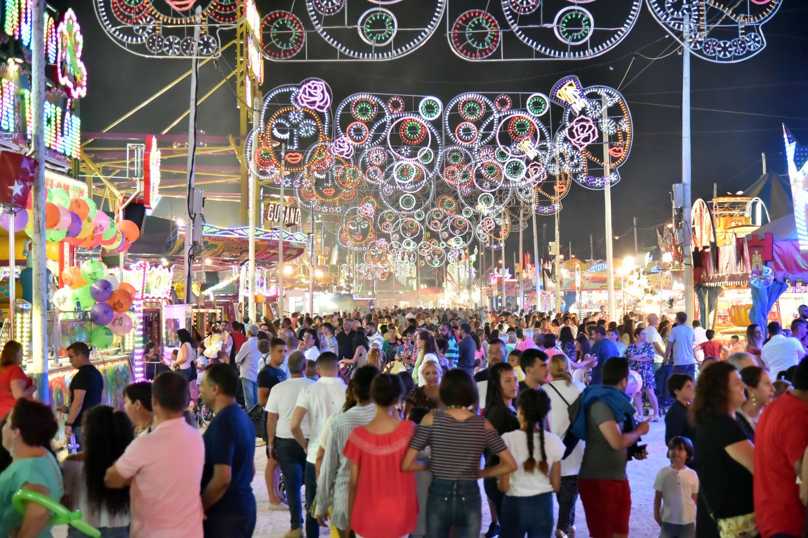 Las imágenes del Día de la Mujer en la Feria de La Línea