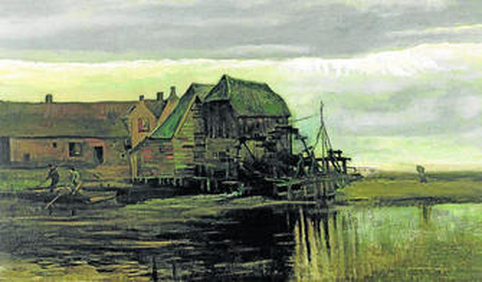 'Molino de agua en Gennep' (1884), de Vincent van Gogh.