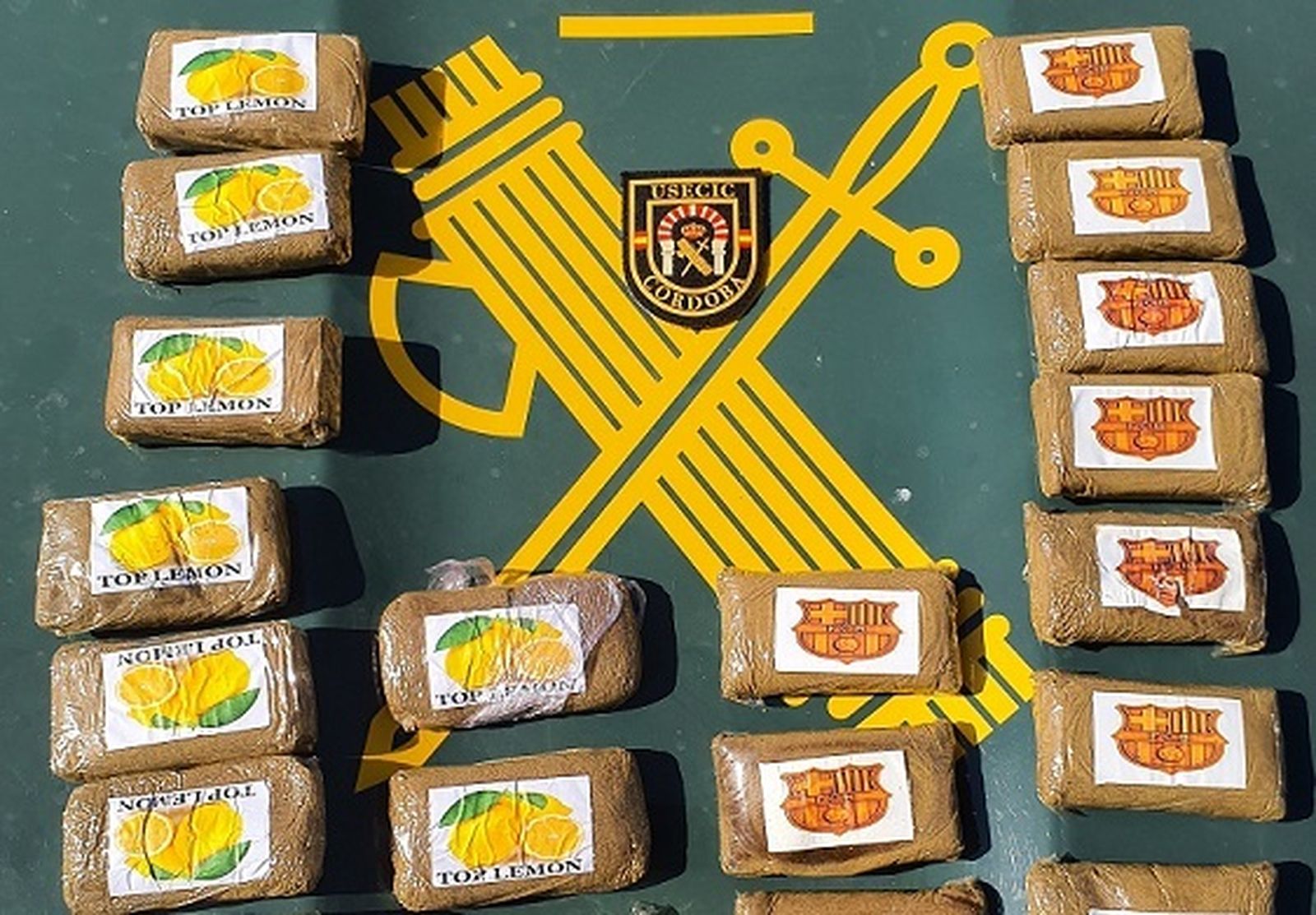 Hachís intervenido.