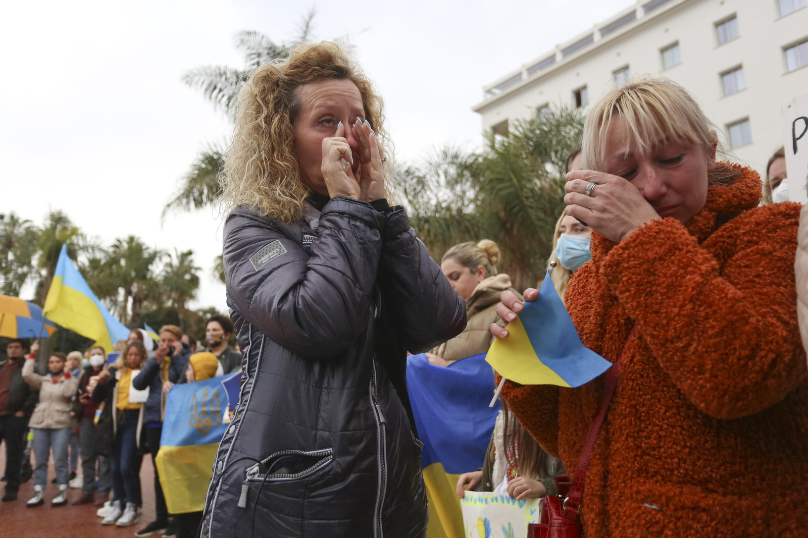 Las fotos de la concentración en Málaga para implorar la paz