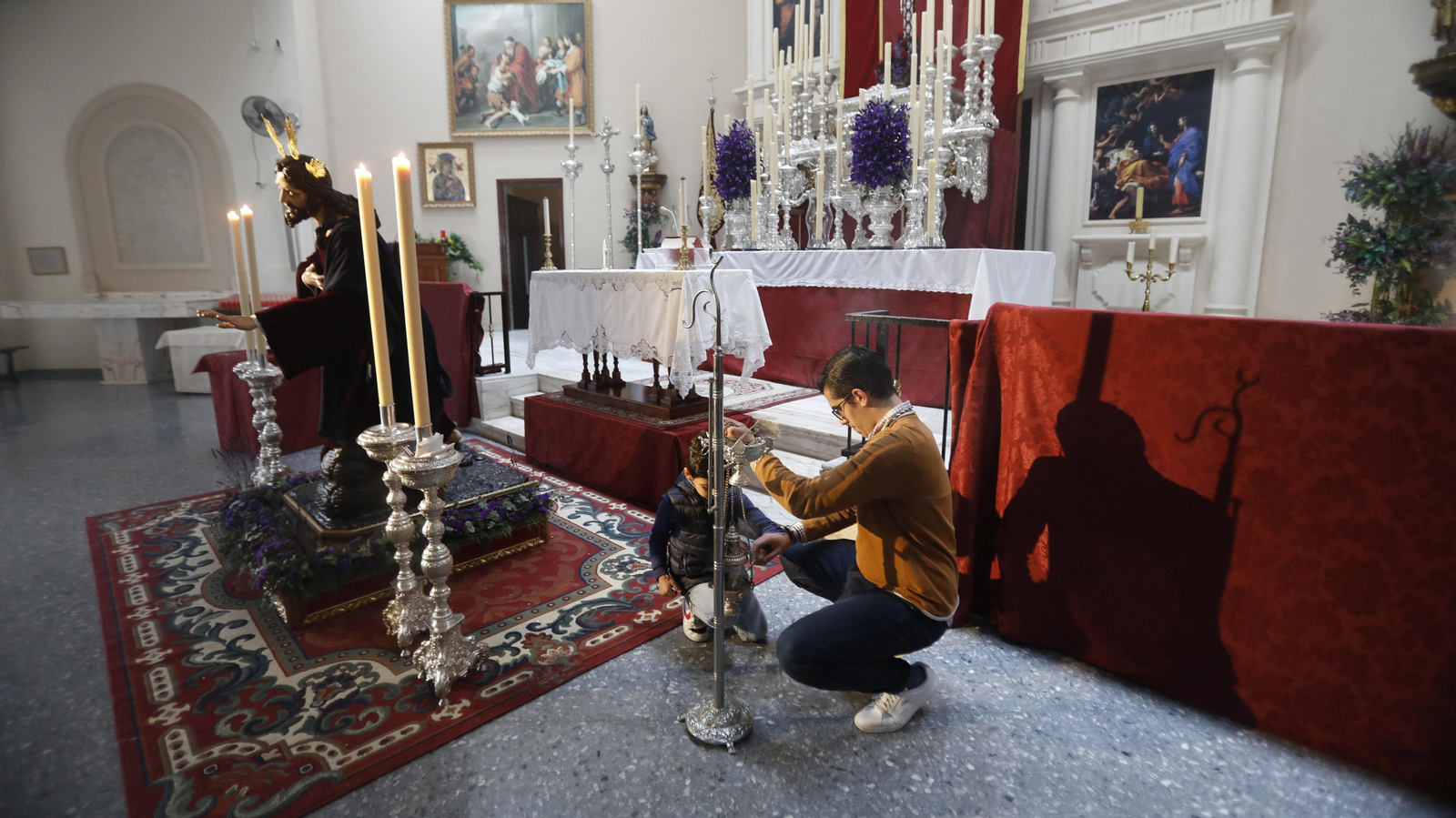 Besamano a la Oración en el Huerto en la Parroquia San José en La Línea