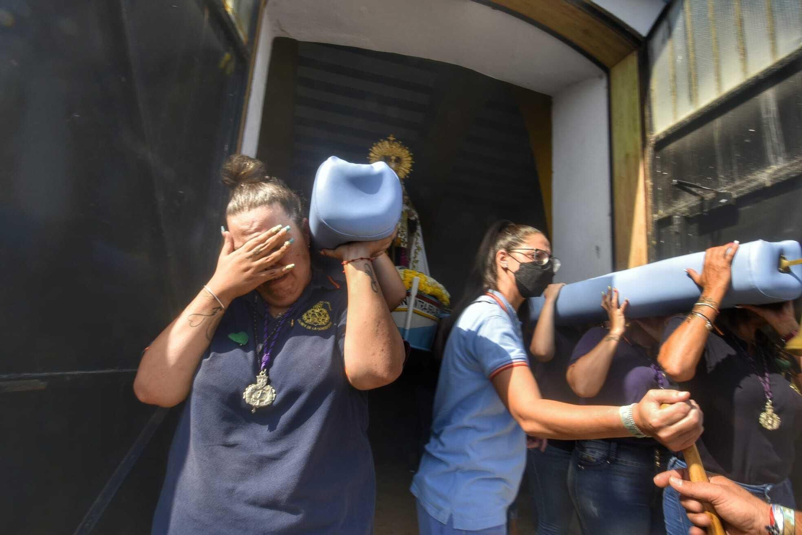 Las fotos de la procesión de la Virgen del Carmen en La Línea