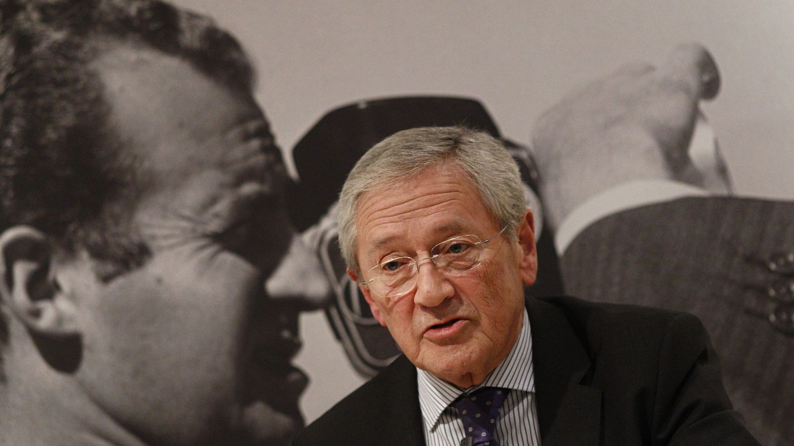 Fernando Ónega en 2014, en la presentación de un libro sobre don Juan Carlos