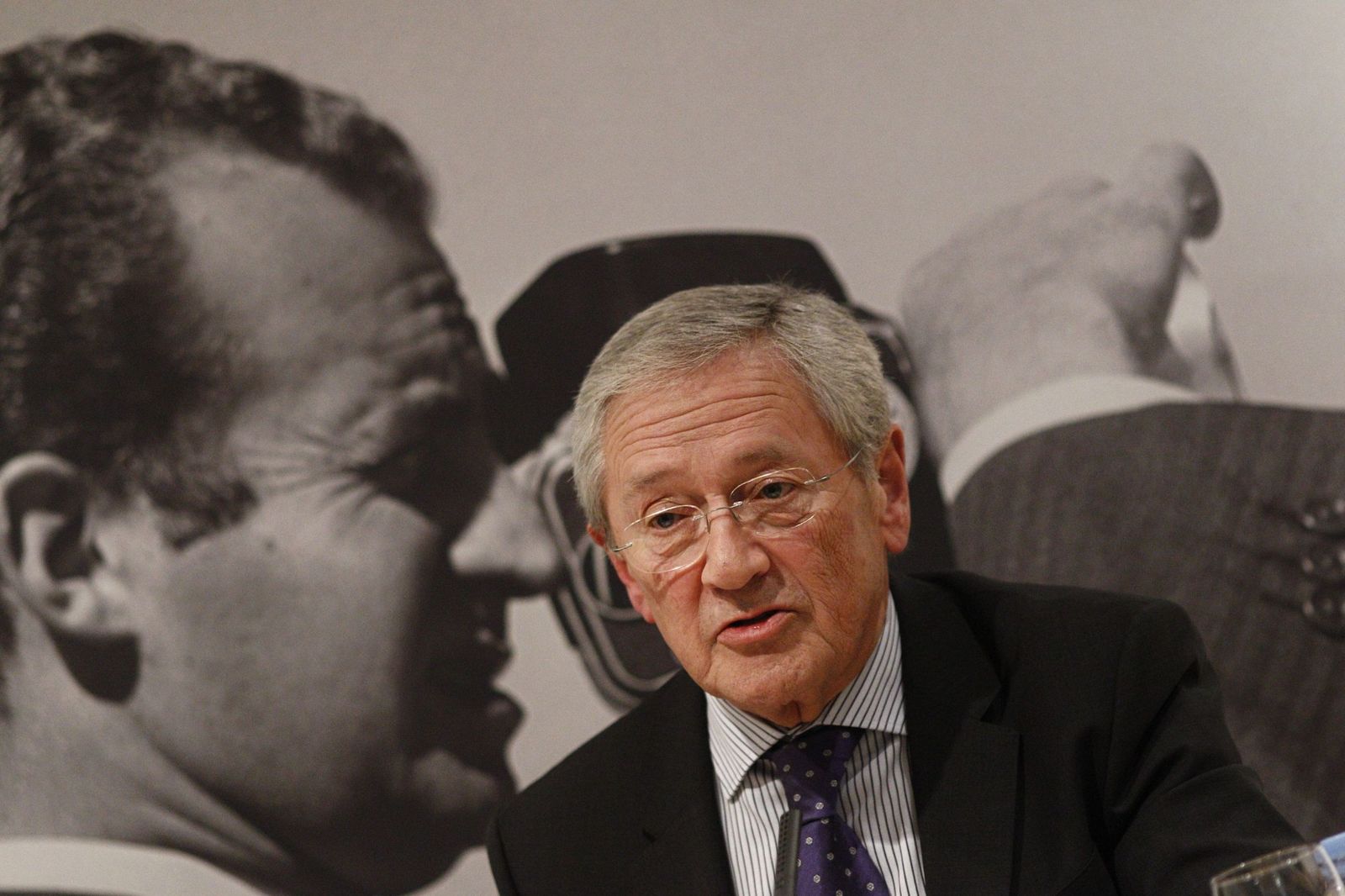 Fernando Ónega en 2014, en la presentación de un libro sobre don Juan Carlos