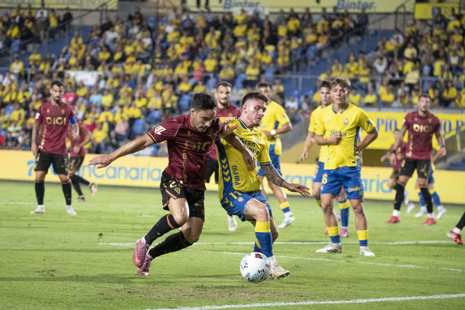 Las imágenes del Las Palmas-Cádiz CF