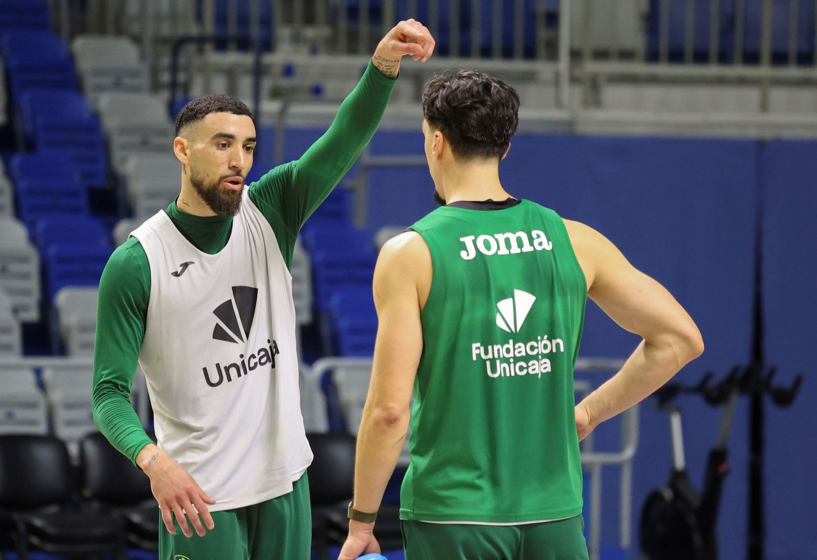 Último entrenamiento en Málaga antes de viajar a la Copa