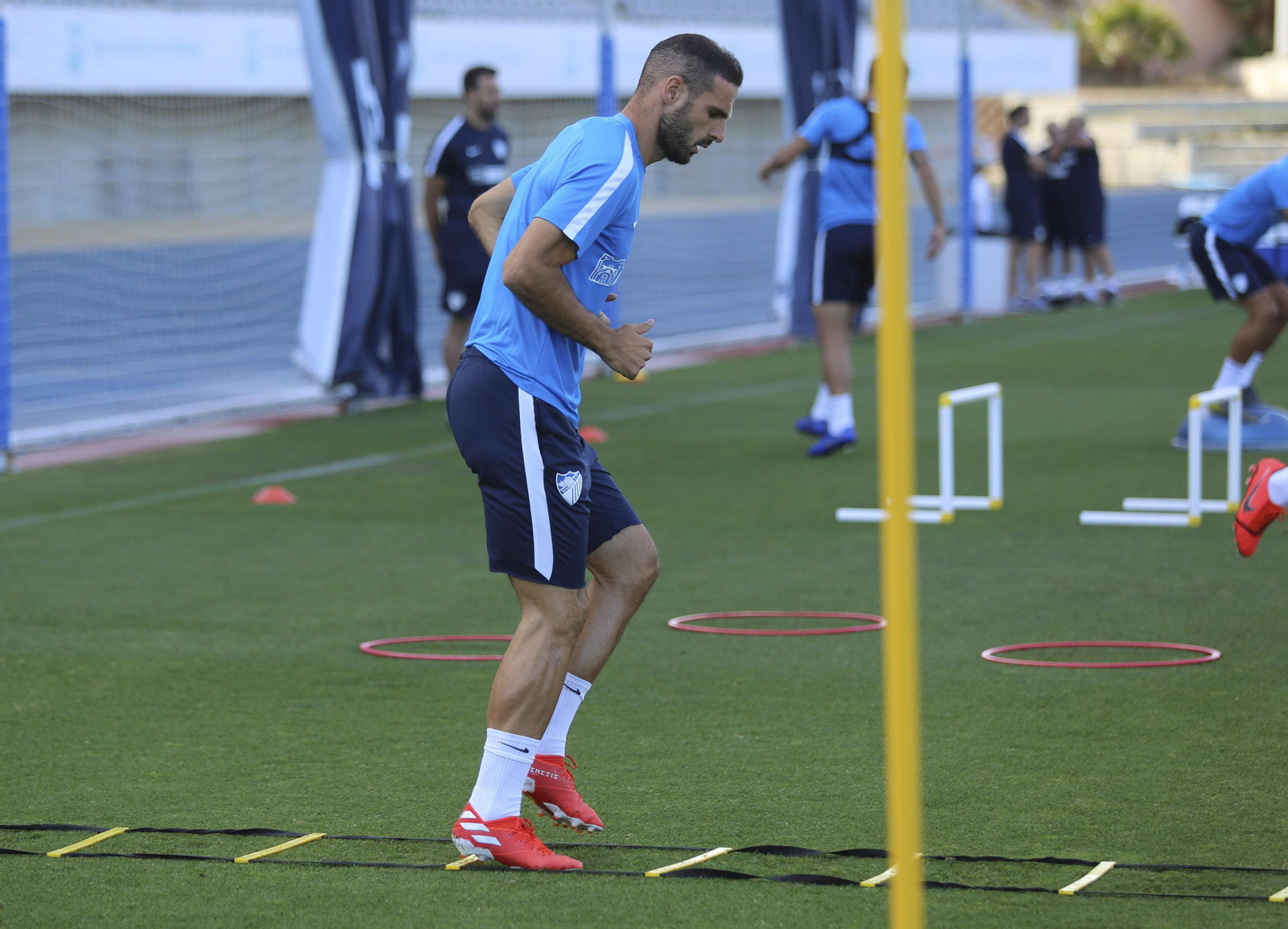 Las imágenes del Málaga CF en la vuelta al trabajo