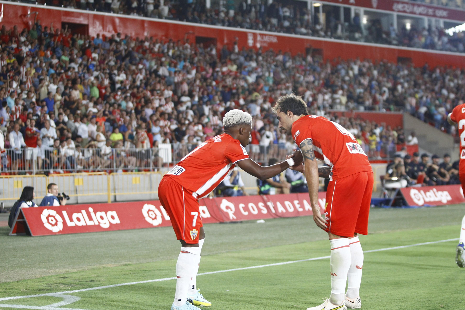 Imágenes del partido U.D. Almería-Real Madrid C.F. de la Liga Santander