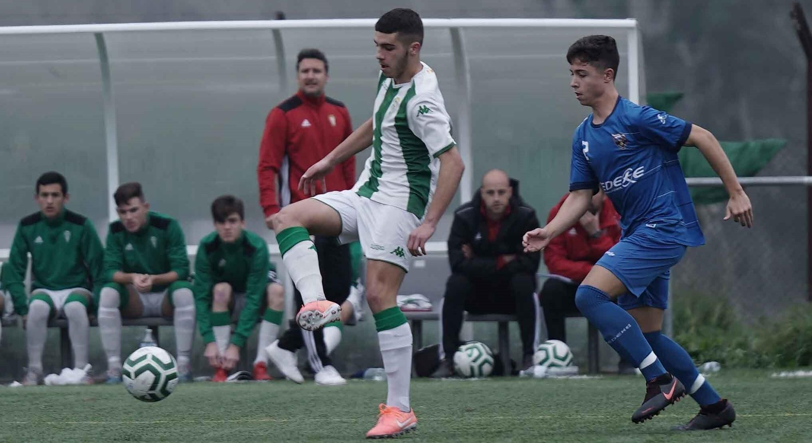 Imagen de un encuentro del cadete A del Córdoba CF durante el curso pasado.