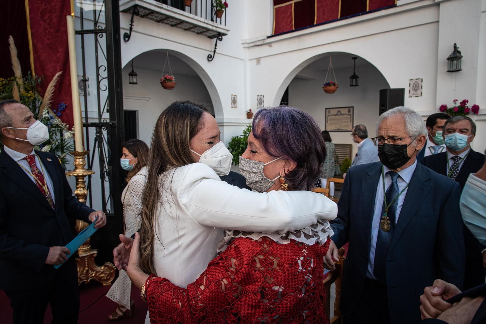 Imágenes de la misa de romeros de la Hermandad de Huelva